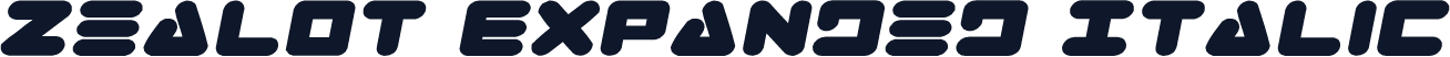 Zealot Expanded Italic