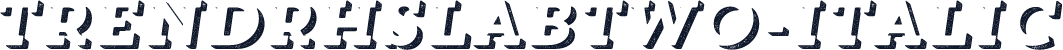 TrendRhSlabTwo-Italic