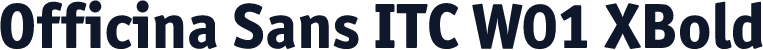 Officina Sans ITC W01 XBold