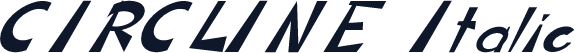 CIRCLINE Italic