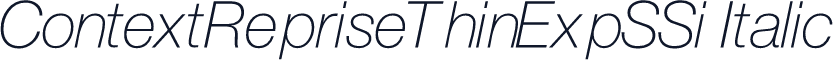 ContextRepriseThinExpSSi Italic