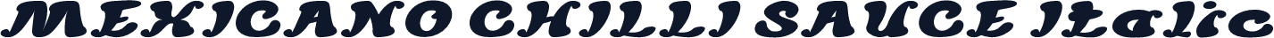 MEXICANO CHILLI SAUCE Italic