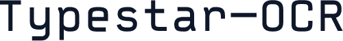 Typestar-OCR