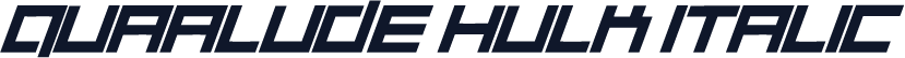 Quaalude hulk Italic