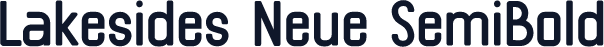Lakesides Neue SemiBold