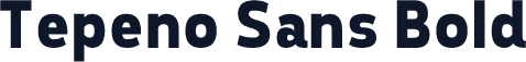 Tepeno Sans Bold
