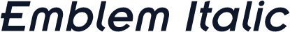 Emblem Italic