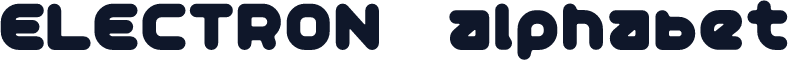 ELECTRON  alphabet