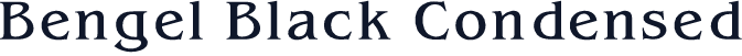 Bengel Black Condensed