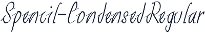 Spencil-CondensedRegular