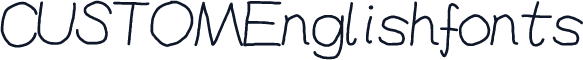 CUSTOMEnglishfonts