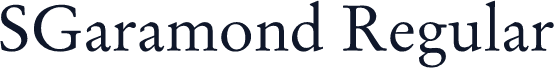 SGaramond Regular
