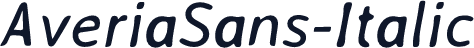 AveriaSans-Italic