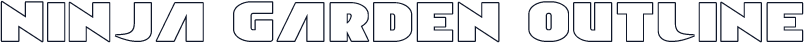Ninja Garden Outline