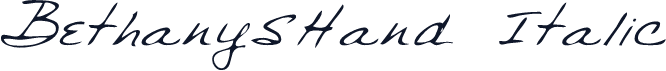 BethanysHand Italic