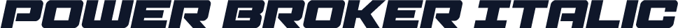 Power Broker Italic
