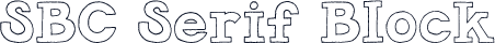 SBC Serif Block