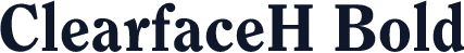ClearfaceH Bold