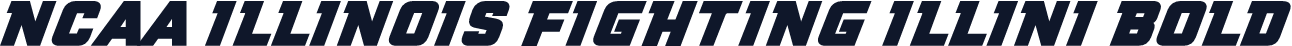NCAA Illinois Fighting Illini Bold