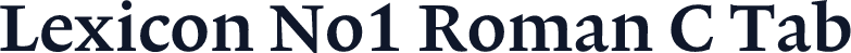 Lexicon No1 Roman C Tab