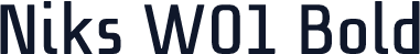 Niks W01 Bold