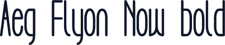 Aeg Flyon Now bold