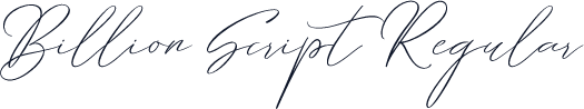 Billion Script Regular