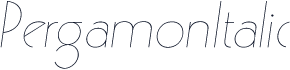 PergamonItalic