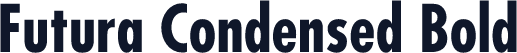 Futura Condensed Bold