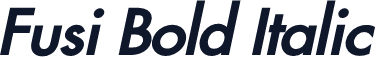 Fusi Bold Italic