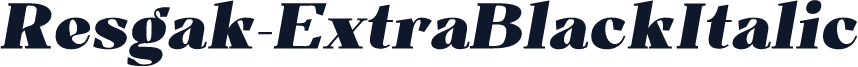 Resgak-ExtraBlackItalic