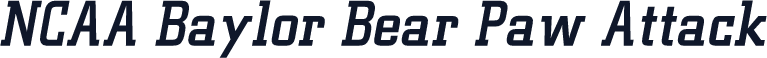 NCAA Baylor Bear Paw Attack