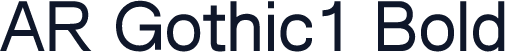 AR Gothic1 Bold
