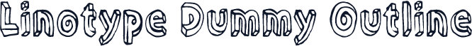 Linotype Dummy Outline