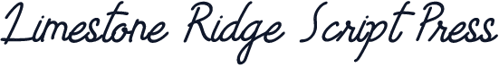 Limestone Ridge Script Press