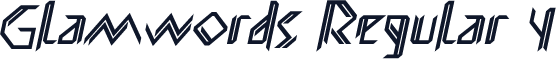 Glamwords Regular 4
