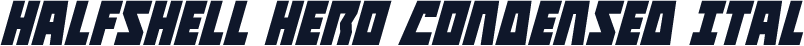 Halfshell Hero Condensed Ital