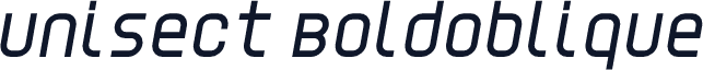 Unisect BoldOblique
