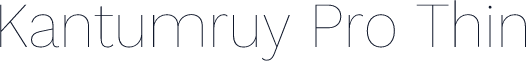 Kantumruy Pro Thin