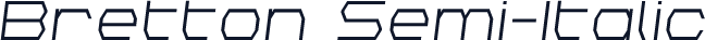 Bretton Semi-Italic