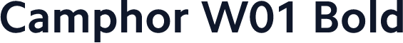 Camphor W01 Bold