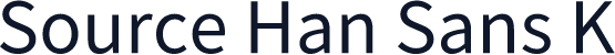 Source Han Sans K