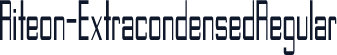 Riteon-ExtracondensedRegular