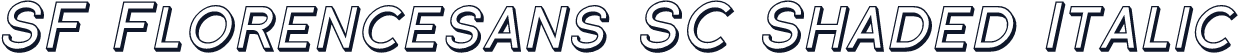 SF Florencesans SC Shaded Italic