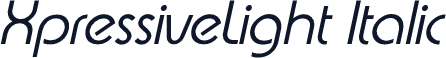 XpressiveLight Italic
