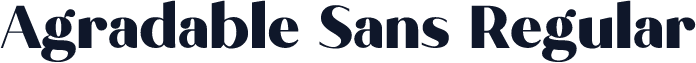 Agradable Sans Regular