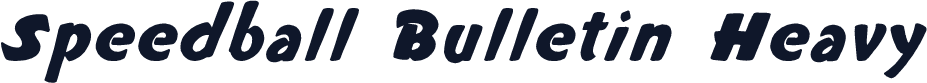 Speedball Bulletin Heavy