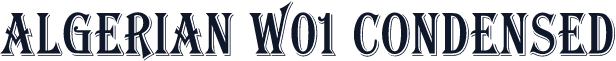 Algerian W01 Condensed