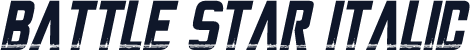 Battle Star Italic
