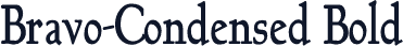 Bravo-Condensed Bold